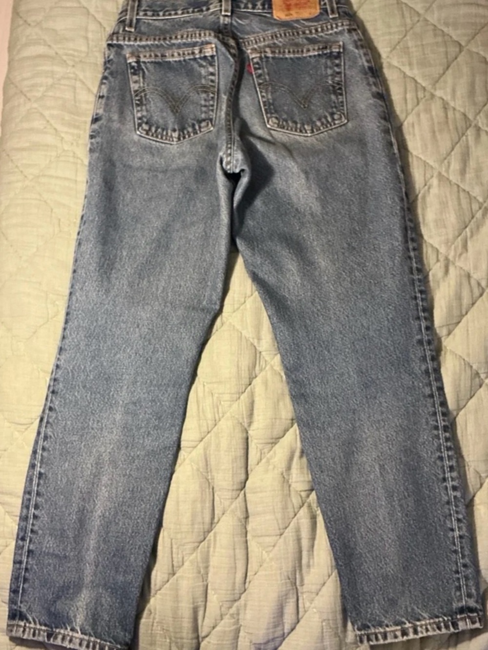 Levi's Light Blue Straight-Leg Women's Jeans - Picture 2 of 4